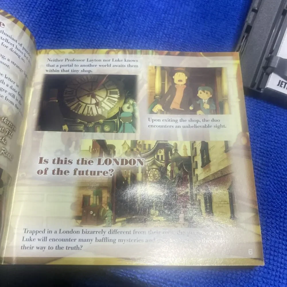 Professor Layton Unwound Future Empty Case With Manuel Only
